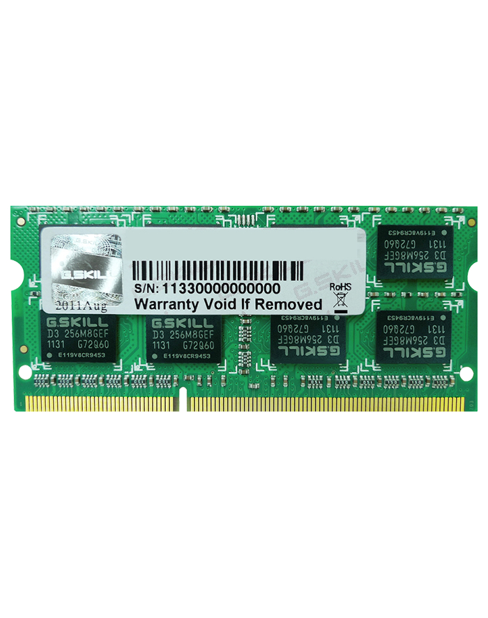 G.Skill DDR3 SO-DIMM 8GB 1600-11 SQ