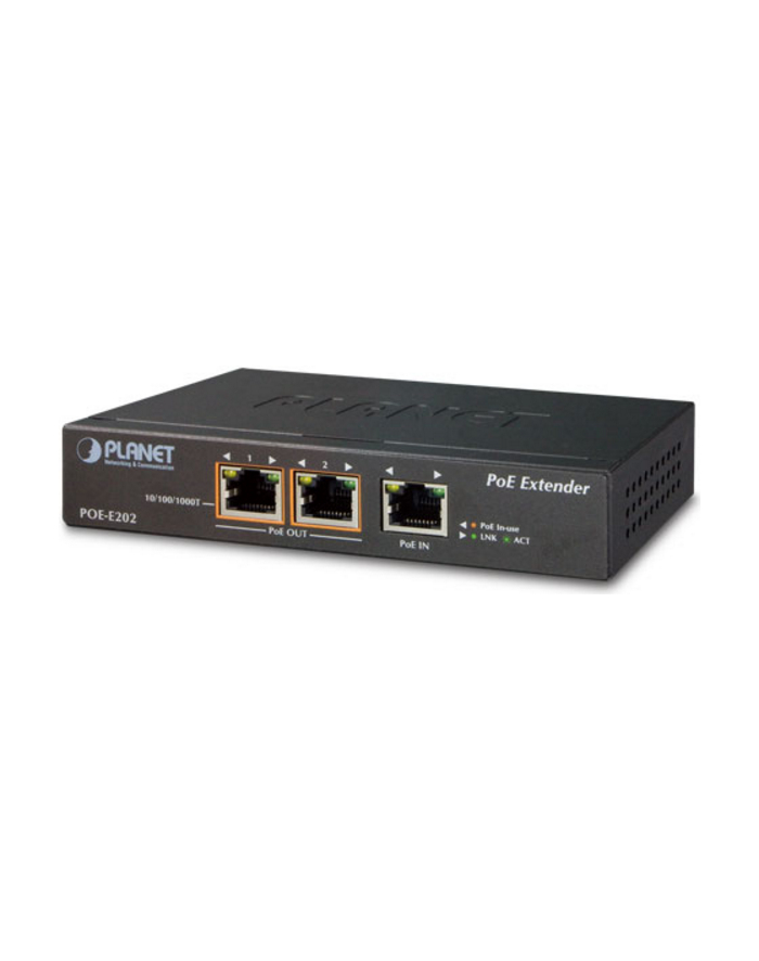 POE-E202 EXTENDER PoE; 2xPoE; 1xPoE+