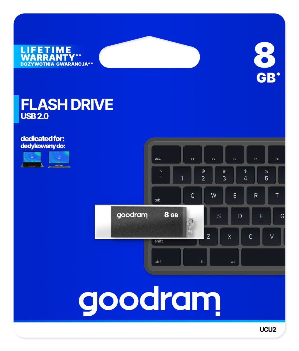 GOODRAM UCU2, 8 GB, USB 2.0