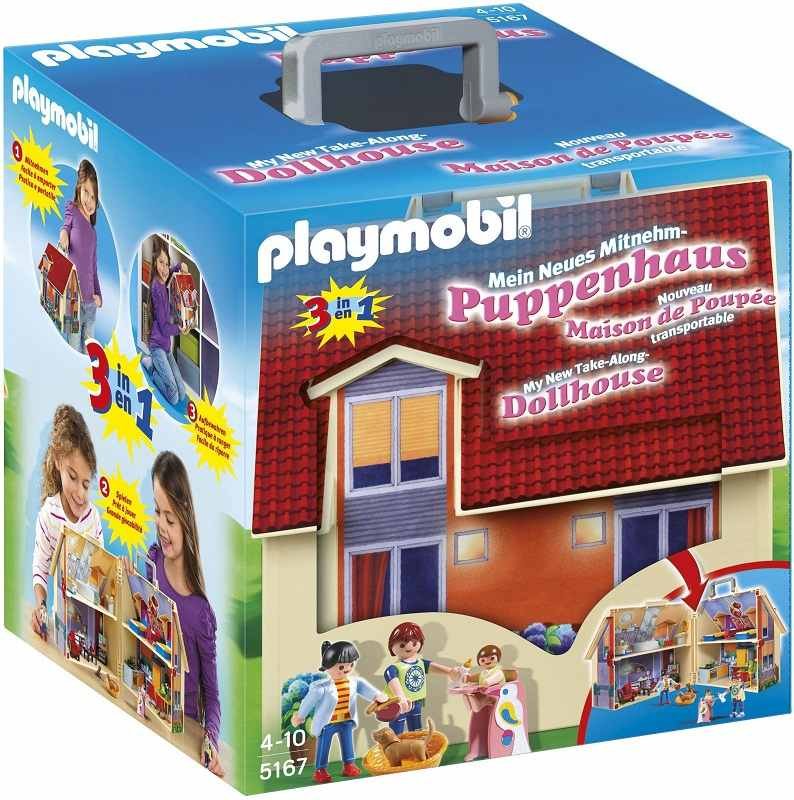 Playmobil Nowy przenośny domek dla lalek 5167
