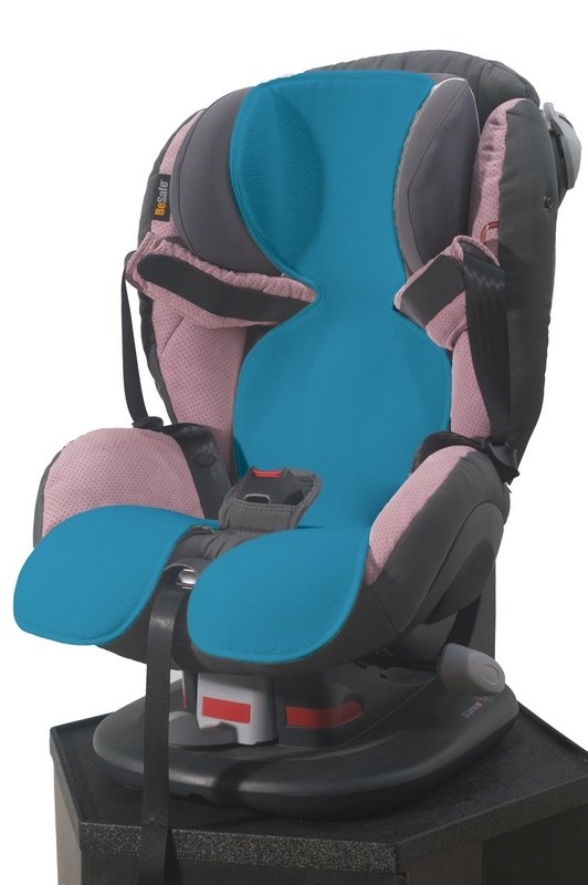 Kuli-Muli Kuli-Muli Wkładka antypotowa, chłodząca TURKUSOWA do fotelika samochodowego 9-18kg grupa 1 44364