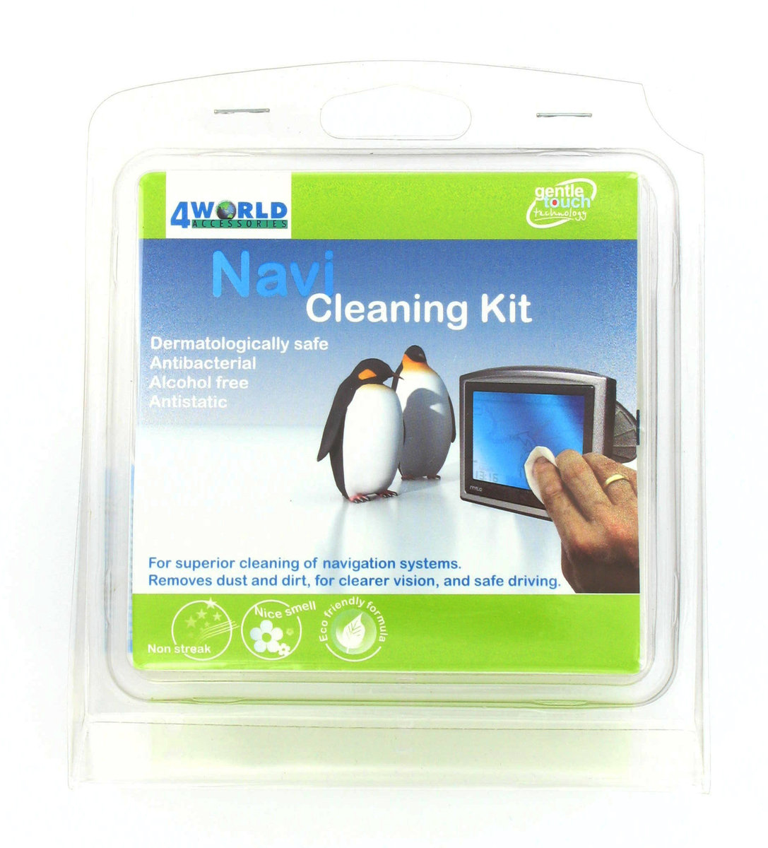 4World Cleaning Kit Zestaw czyszczący do nawigacji GPS oraz PDA 4834