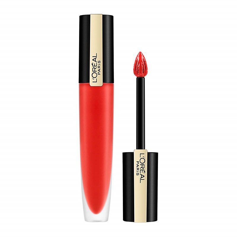 PARIS L'Oréal Rouge Signature nr 113 DonÂ , ultralekka i mocno pigmentowana pomadka do ust, matowe wykończenie o trwałości 24 h, 7 ml
