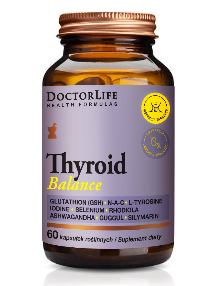 Doctor Life Thyroid Balance suplement diety wpierający tarczycę 60 kapsułek
