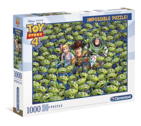 Clementoni Puzzle 1000 EL IMPOSSIBLE PUZZLE! Toy story 4