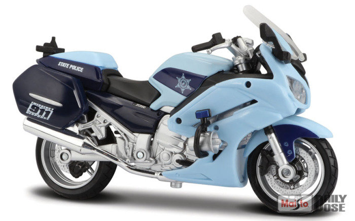 Maisto, motocykl Policja Jamaha, FJR1300A 1:18, biały