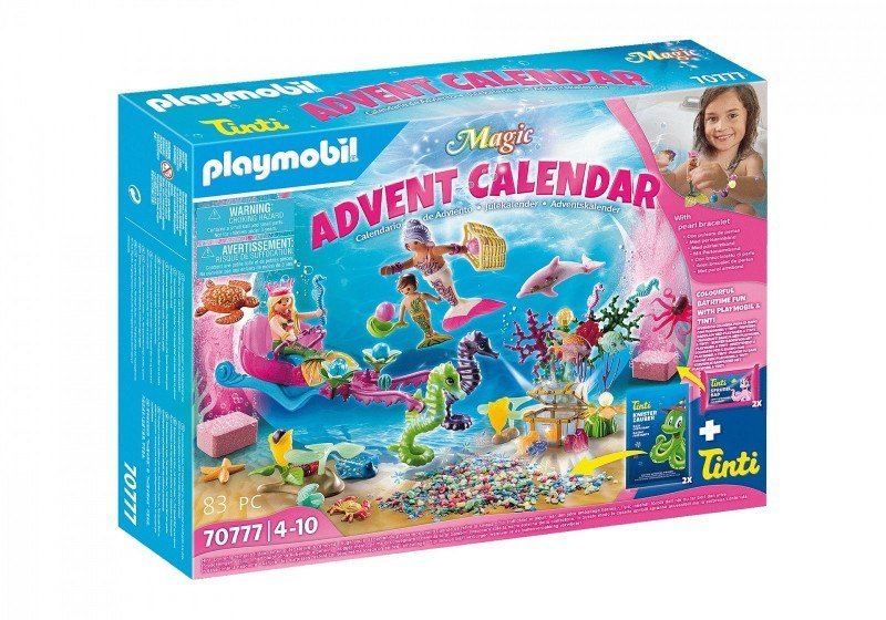 Playmobil Święta - Advent Calendar - Bathtime Fun Magical Mermaids 70777