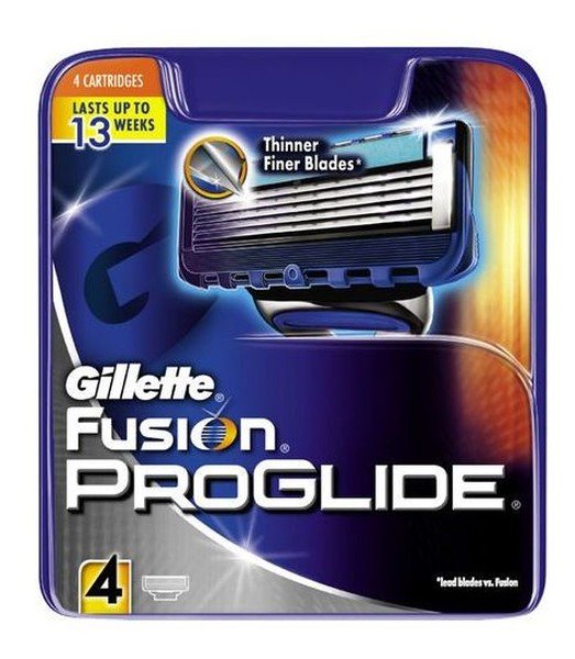 Gillette Fusion Proglide wkład do maszynki 4 szt dla mężczyzn