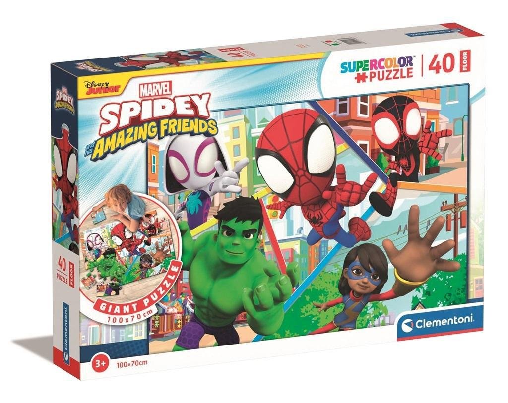 Clementoni Puzzle 40 elementów Spidey i jego niesamowici przyjaciele GXP-812555