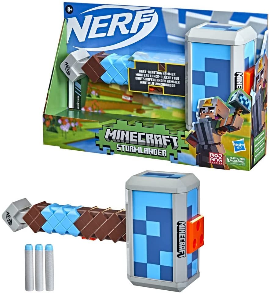 NERF, Minecraft, trzy naboje, Stormlander