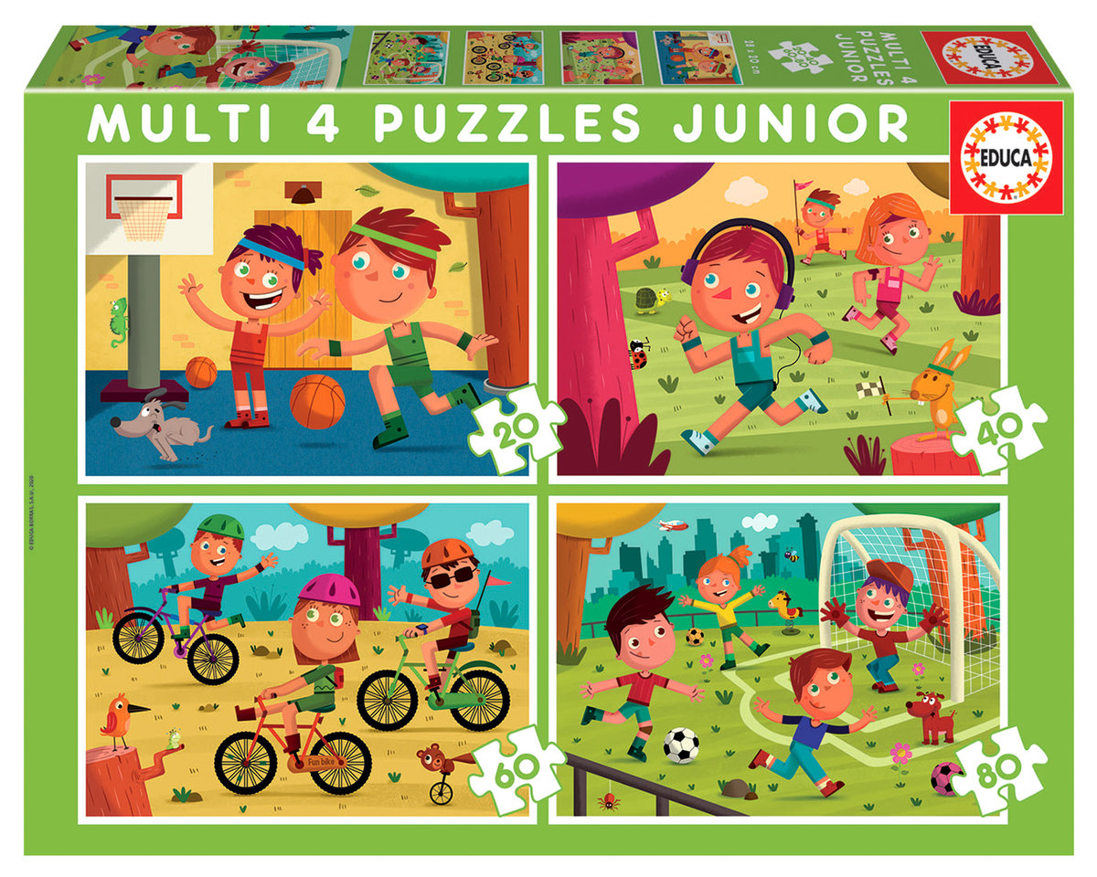 G3 Puzzle 20+40+60+80 Sport