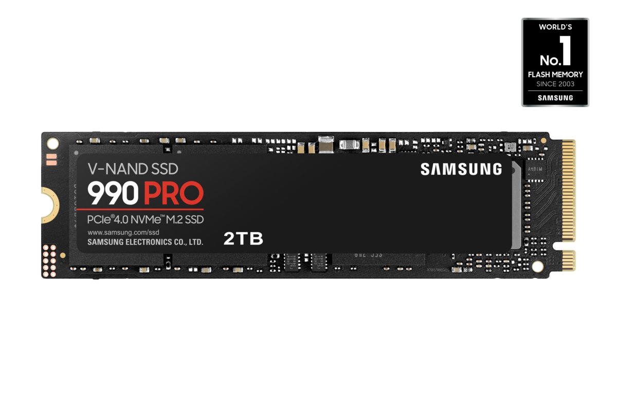 Samsung 2TB M.2 PCIe Gen4 NVMe 990 PRO