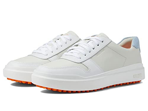 Cole Haan Damskie trampki GrandPrø AM Golf Trainer, srebrno-brzozowy/biały, rozmiar 37, Srebrny brzozowy biały, 40 EU