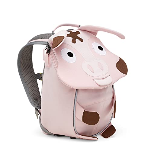 Affenzahn Unisex dzieci przyjaciele duże plecaki przedszkolne, 20 x 31 x 12 cm, Świnka Tonie - różowa, 20 x 31 x 12 cm