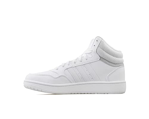 adidas Hoops Mid 3.0 K, Trampki dziecięce, Ftwr White Ftwr White Grey Two, 38.5 EU