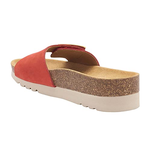 Scholl Monterey Mule, Sandały Damskie, Czerwony, 41 EU