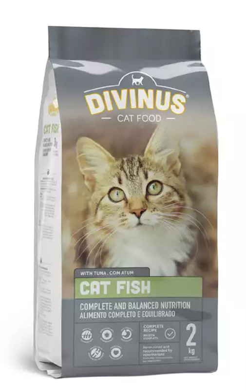 DIVINUS Cat Fish Sucha karma dla kotów dorosłych 2kg