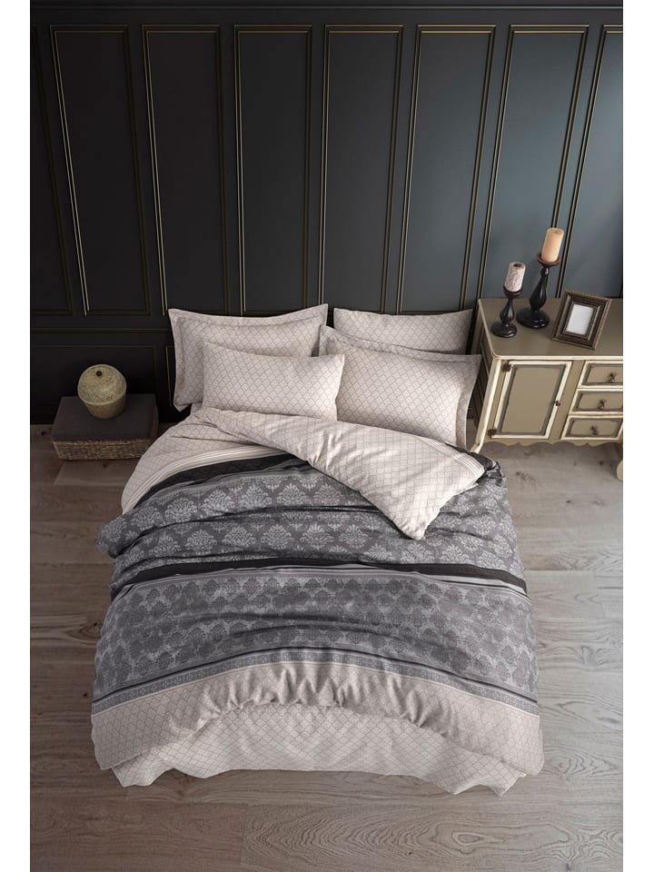 Elizabed Komplet pościeli w kolorze szarym