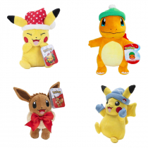 Pokemon Seria 3 Świąteczna Holiday Plusz 20 cm Jazwares