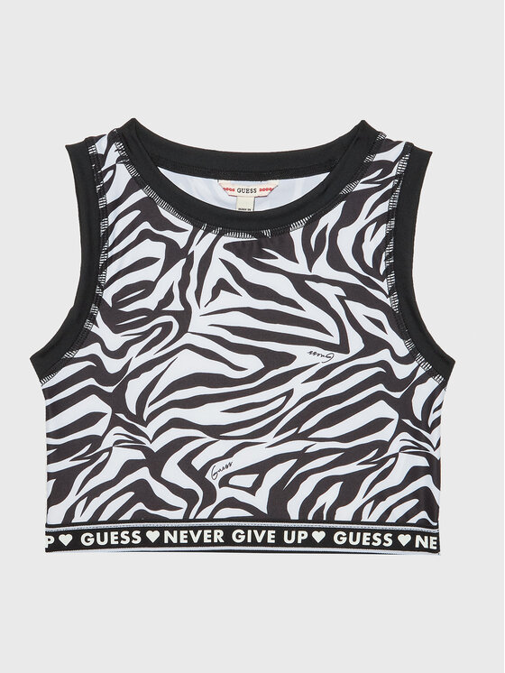 Guess Top J3RI02 MC01P Czarny Slim Fit