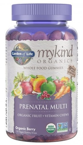 Фото - Вітаміни й мінерали Garden of Life Żelki Mykind Prenatal, multiwitamina dla kobiet w ciąży, 12 