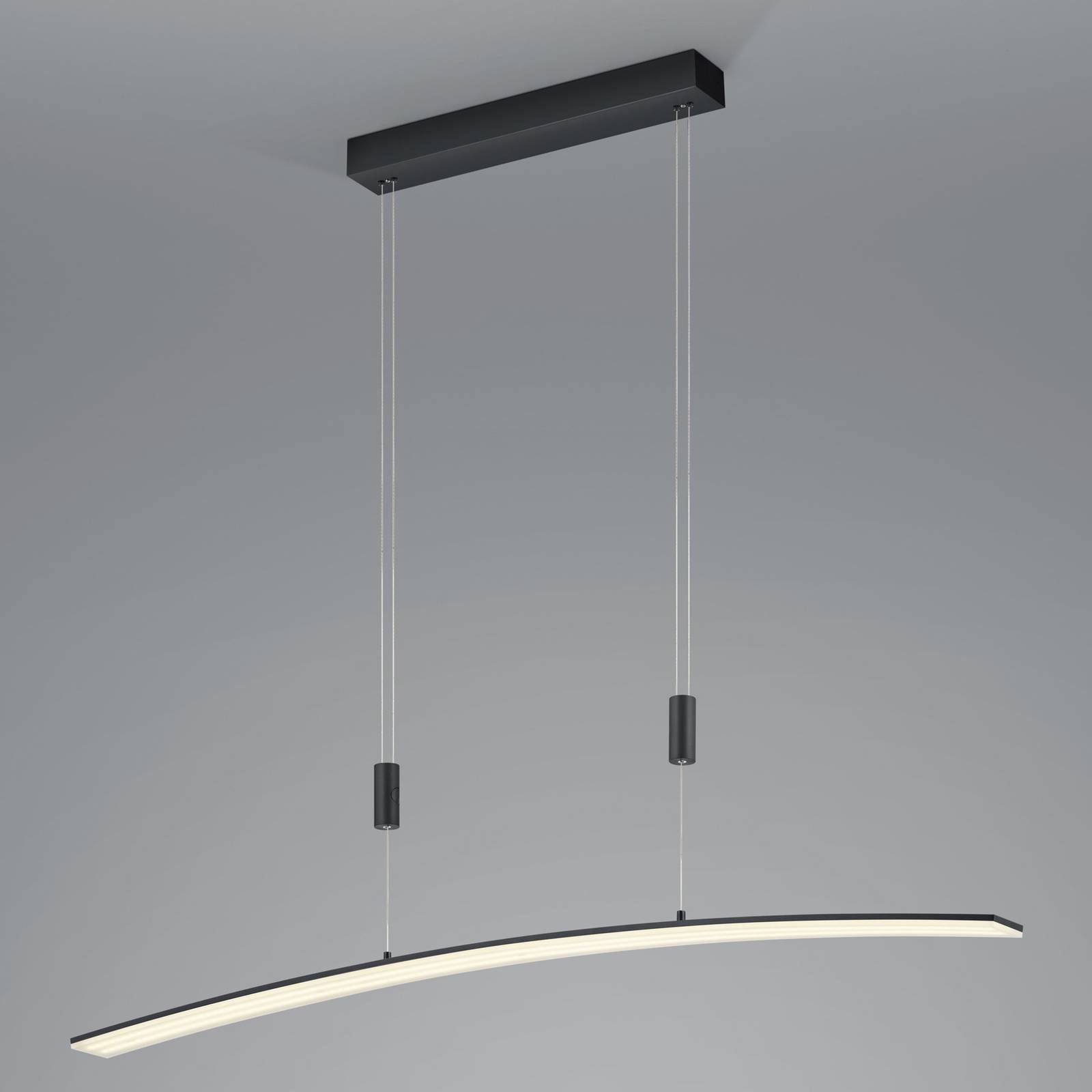 Żyrandol LED Dual z żelaza, czarny, CCT