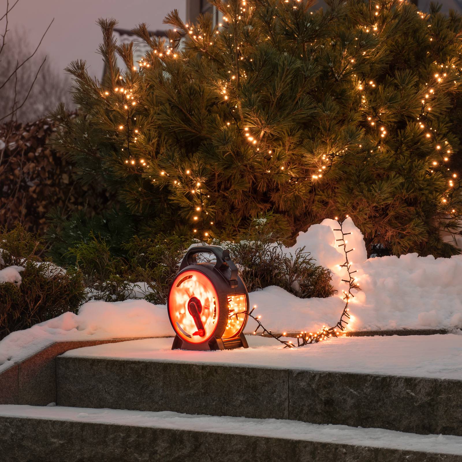 Konstsmide Christmas Łańcuch świetlny LED Compact bursztynowy 200 LED 4,38m