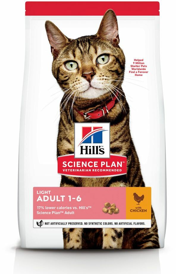 Hills Science Plan Adult Light, kurczak - 10 kg Dostawa GRATIS!