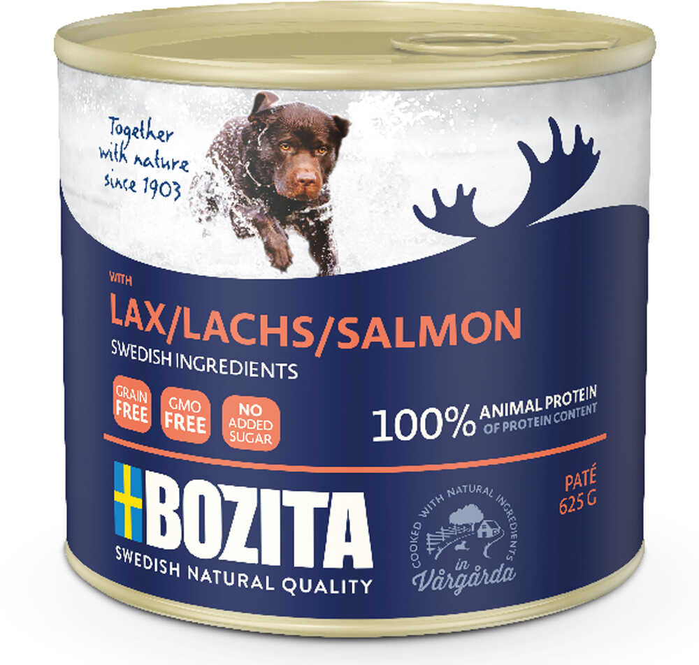 Zestaw Bozita Pate, 24 x 625 g - Łosoś