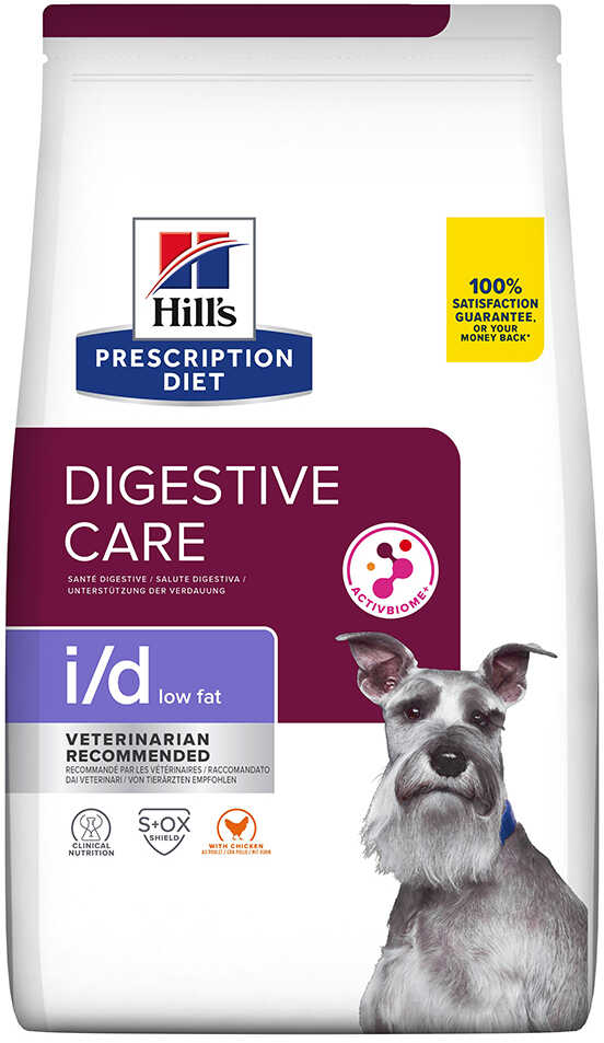 Hills Prescription Diet Prescription Diet i/d Low Fat Digestive Care, kurczak - 2 x 12 kg