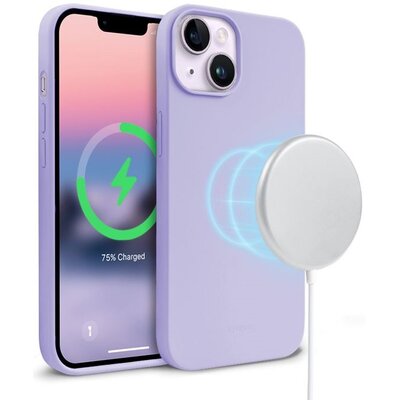 Etui CRONG Color Cover Magnetic MagSafe do iPhone 14 Fioletowy