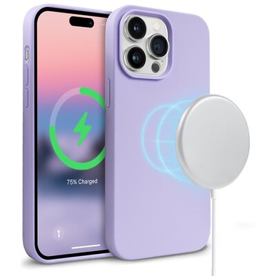 Etui CRONG Color Cover Magnetic Magsafe do Apple iPhone 14 Pro Max Fioletowy