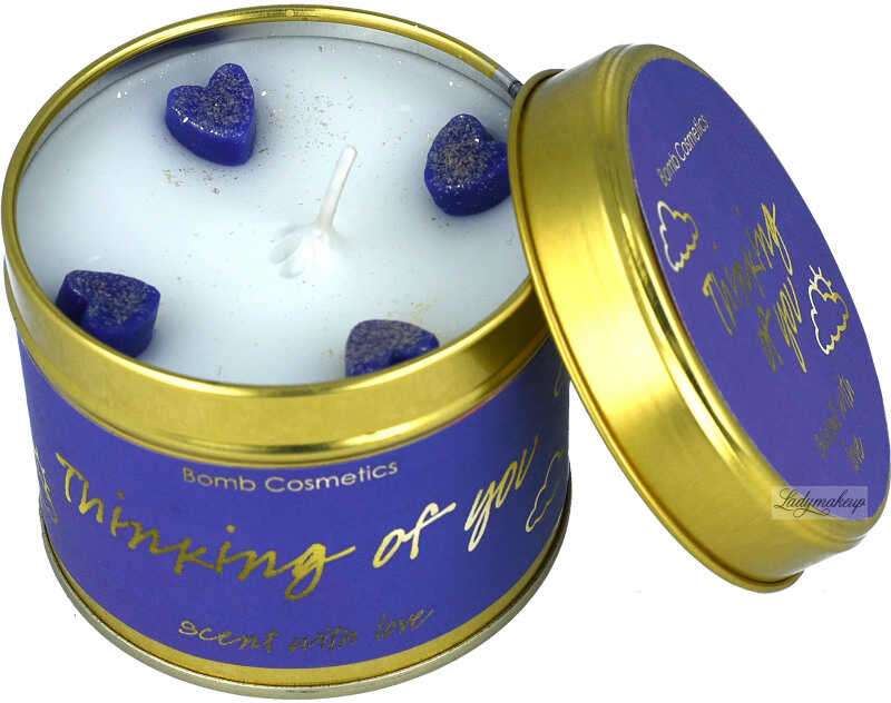 Bomb Cosmetics - Thinking Of You - Świeca zapachowa w puszce - MYŚLĄĆ O TOBIE