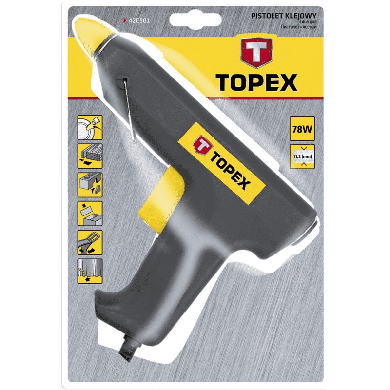 Topex - Pistolet klejowy 11 mm 78W