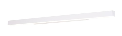 Maxlight Ścienna LAMPA łazienkowa LINEAR W0265 kinkiet OPRAWA metalowa LED 36W 4000K prostokątna IP44 biała W0265
