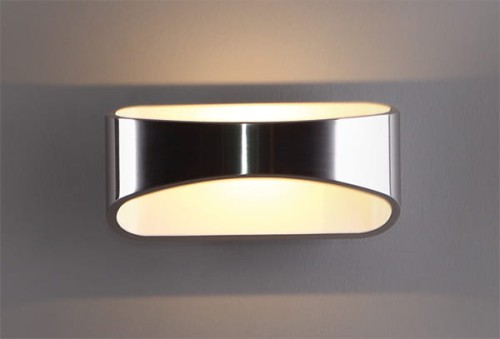 Hugo LED kinkiet 1-punktowy aluminium/biały W0053