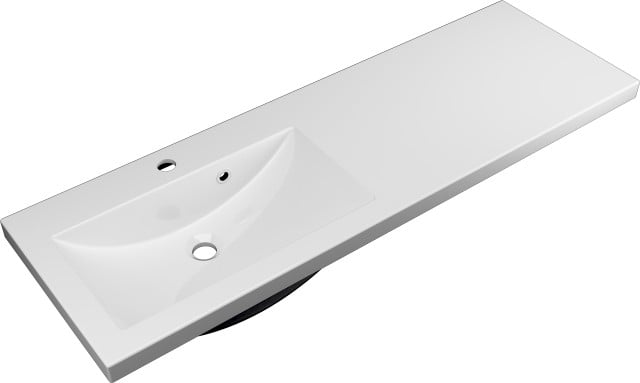 Umywalka Naszafkowa Prostokątna Tristan 120 cm L