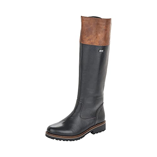 Remonte Damskie botki R6581, Czarny Black Brown 02, 43 EU