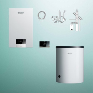 VAILLANT 0010043615 VC 15CS/1-5 + VIH R 150/6B + VRC 720 sensoCOMFORT + zestaw do szachtu 303920