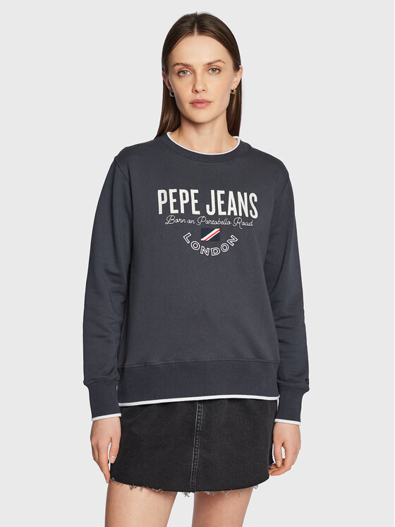 Pepe Jeans Bluza Charline PL581245 Granatowy Regular Fit