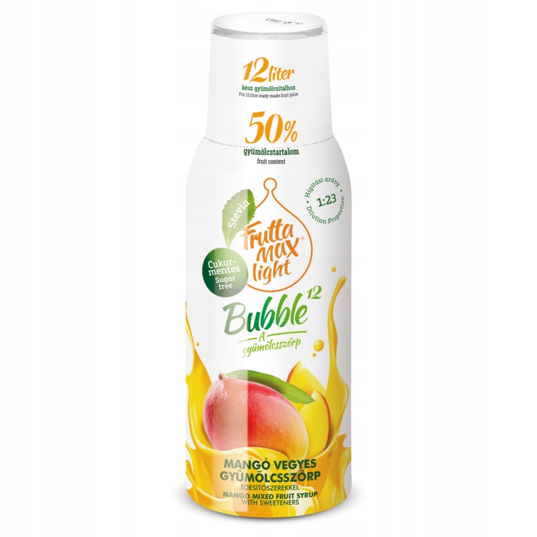 Syrop FruttaMax Mango Bez Cukru 500ml na 12l
