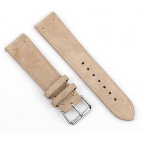 RhinoTech Pasek wymienny Genuine Suede Leather Quick Release 22mm RTPS-012-BE Beżowy