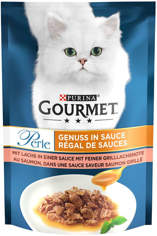 Gourmet Perle Genuss w sosie, 26 x 85 g - Łosoś