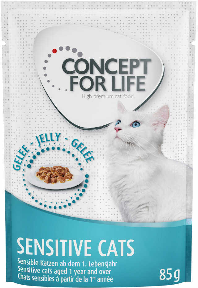 Concept for Life Sensitive Cats w galarecie - 48 x 85 g Dostawa GRATIS!