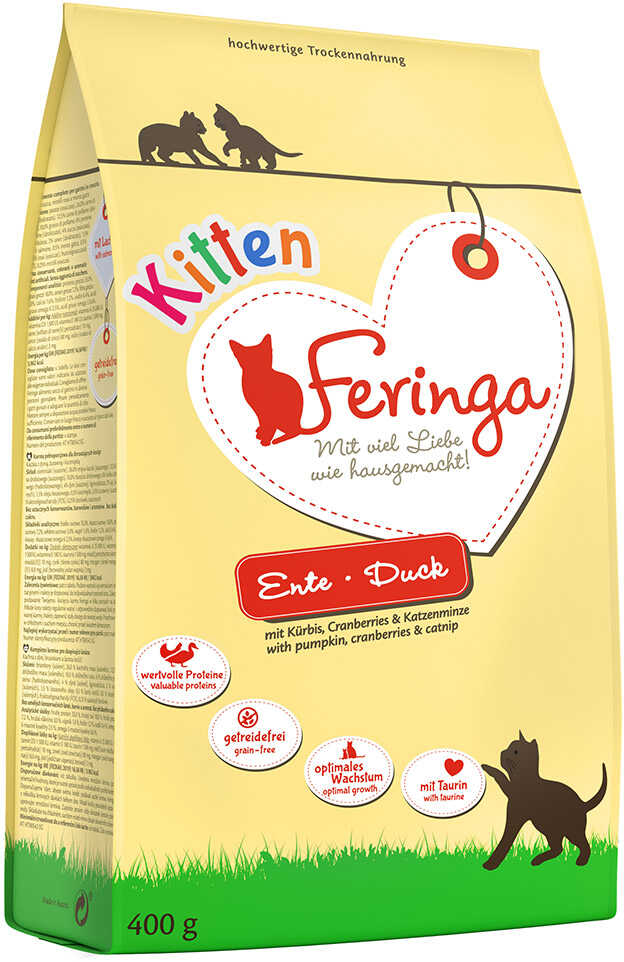 Feringa Kitten dla kociąt, kaczka - 400 g