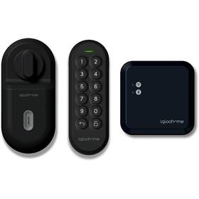 Zablokować Igloohome Retrofit Lock + Keypad + Wi-Fi Bridge (OE1 + EK1 + EB1) Czarny