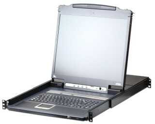 Aten KVM 16 port LCD LED 19 + keyboard + touchpad USB-PS/2 IP Admin (CL5716IN-ATA-AG)