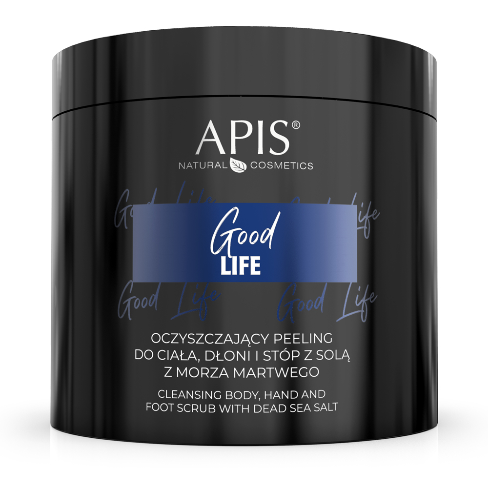 Apis Professional Good Life Oczyszczający Peeling Do Ciała, Dłoni i Stóp z Morza Martwego 700g