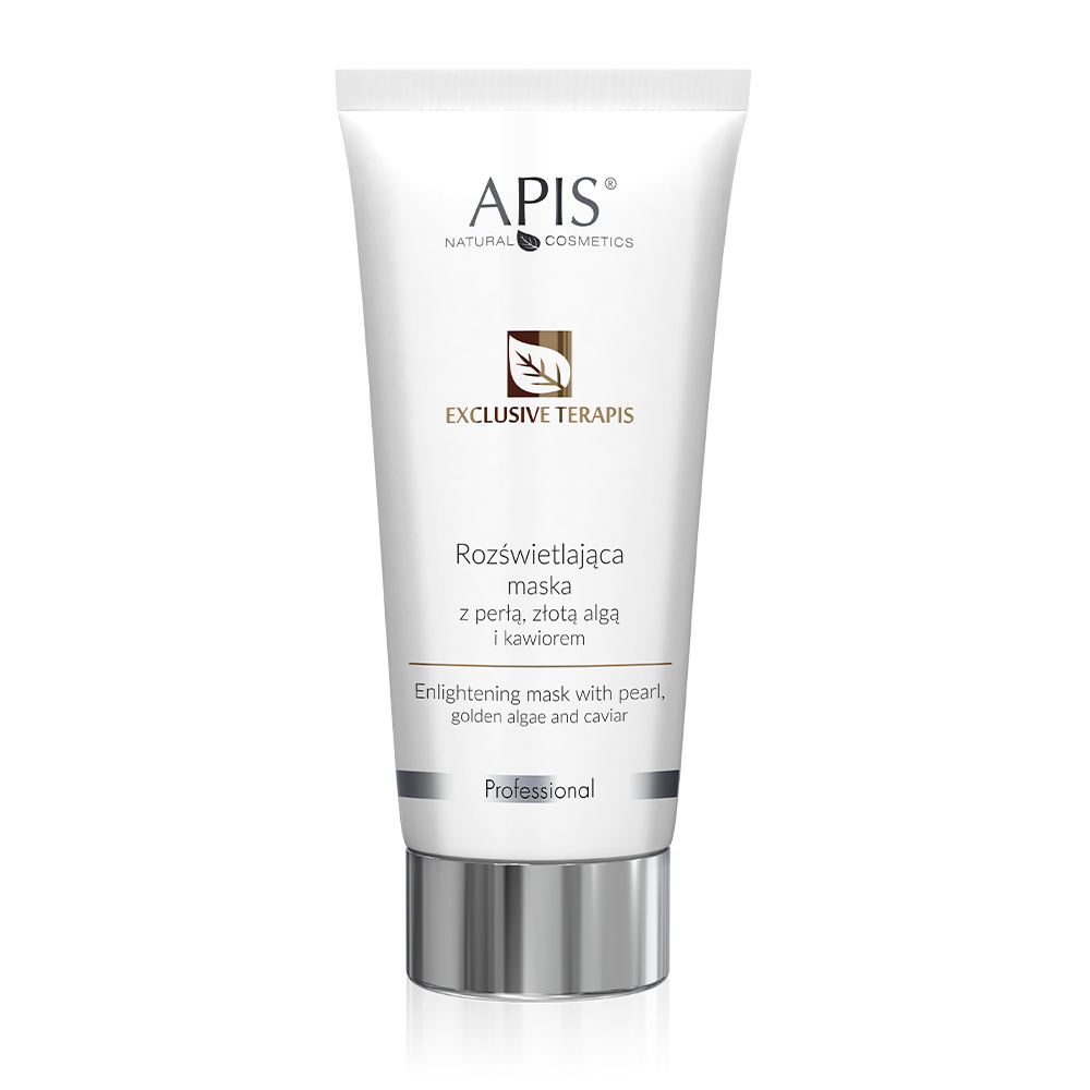 Apis Professional Exclusive terApis rozświetlająca maska z perłą, złotą algą i kawiorem 200ml