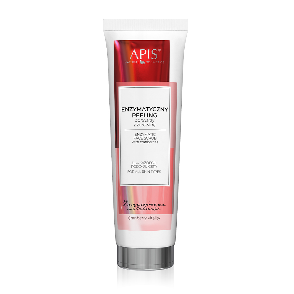 Apis Żurawinowa Witalność enzymatyczny peeling do twarzy z żurawiną 100ml 101270-uniw